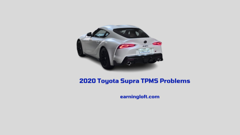 2020 Toyota Supra TPMS Problems-Deflating Concerns”